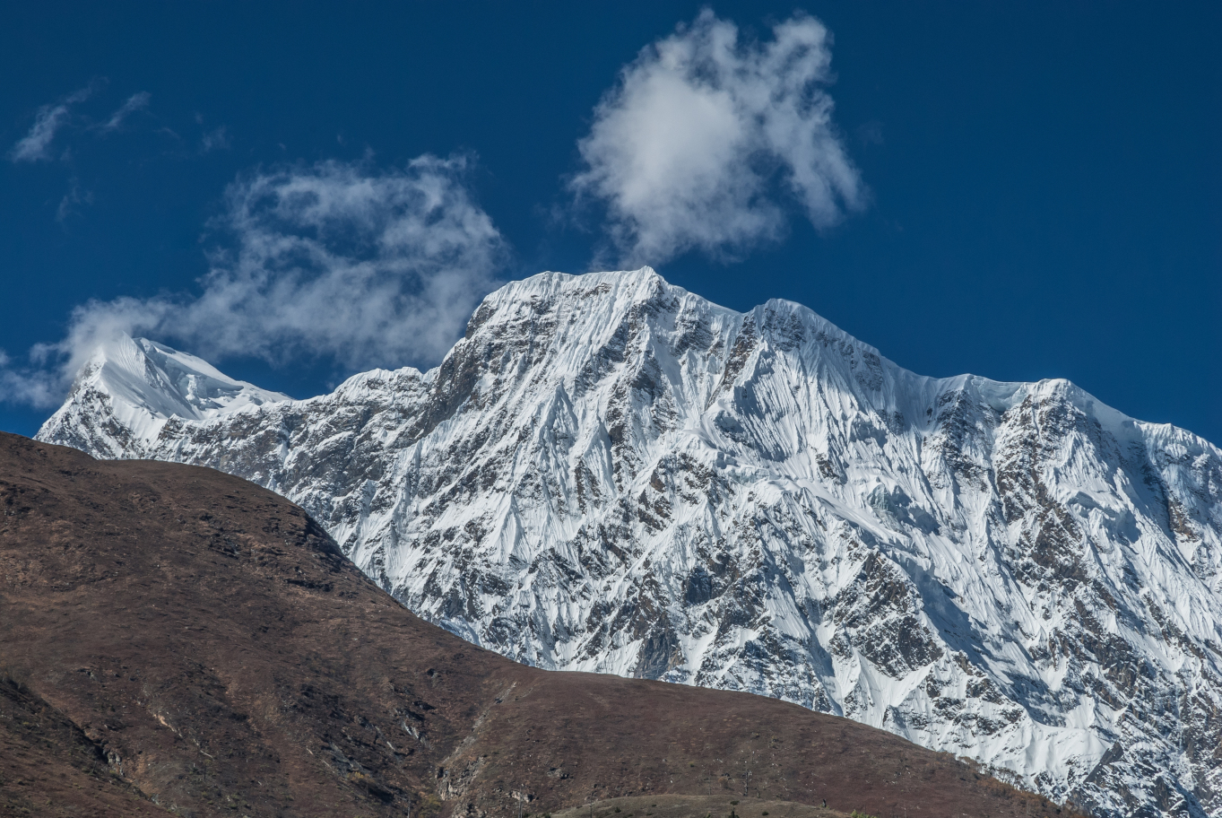 Pisang Peak Climbing landscape view